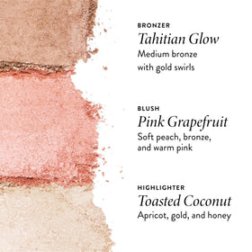 LAURA GELLER NEW YORK open palette with brush illustrating quick on-the-go application