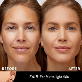 LAURA GELLER NEW YORK open pan revealing baked powder for smooth application