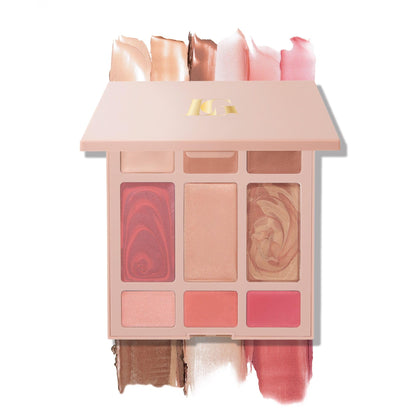 LAURA GELLER NEW YORK palette front packaging showing compact design and labeled pans for easy use