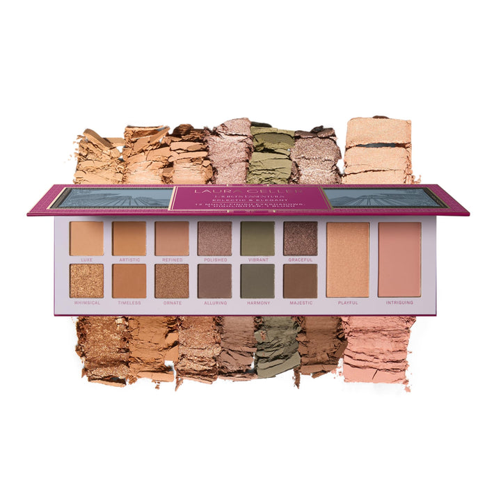 LAURA GELLER NEW YORK palette front view showing colors and compact convenience