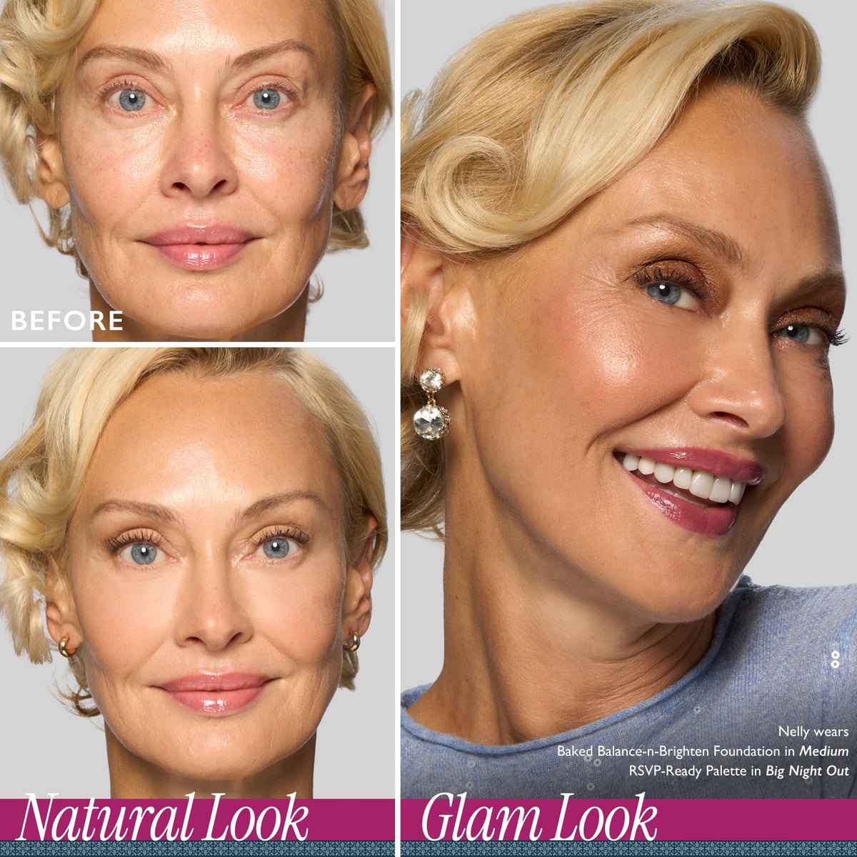 LAURA GELLER NEW YORK open palette with magnifying mirror for precise application
