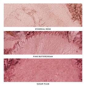 LAURA GELLER NEW YORK close-up of baked marbleized texture for smooth blending