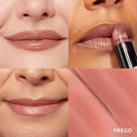 LAURA GELLER NEW YORK swatch on arm demonstrating Prego mauve-brown shade and blendability