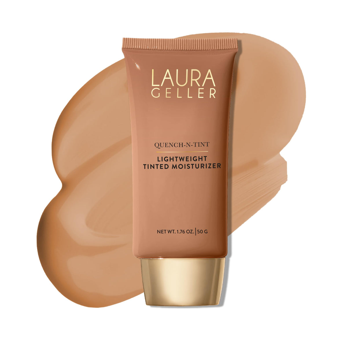 LAURA GELLER front bottle shot showing sleek packaging and hydrating tint benefit