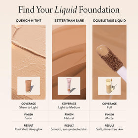 LAURA GELLER NEW YORK on model with fair skin demonstrating natural glow benefit