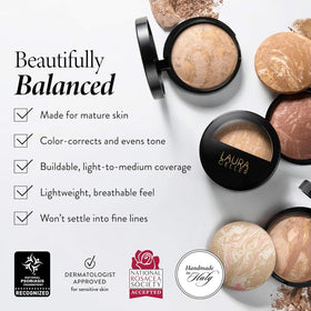 LAURA GELLER NEW YORK retractable kabuki brush closed for travel-friendly protection