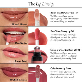 LAURA GELLER New York gloss on vanity styled scene for effortless everyday radiance