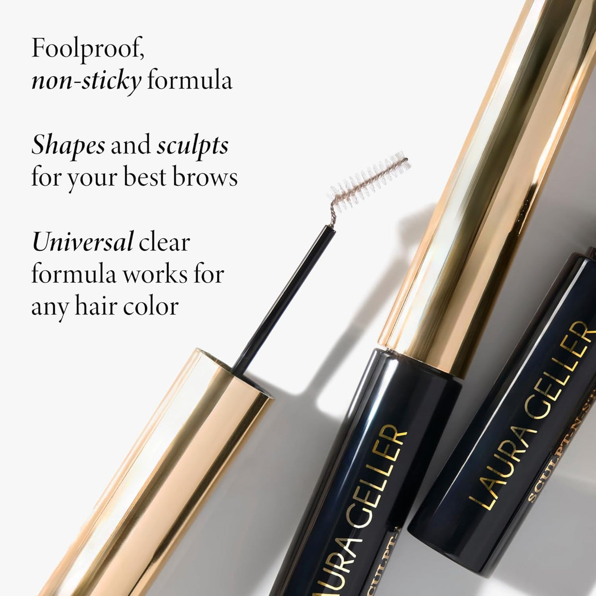 LAURA GELLER NEW YORK clear gel wand displayed to show invisible long-lasting hold