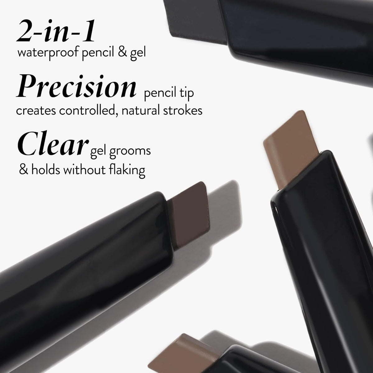 LAURA GELLER NEW YORK gel texture swipe illustrating waterproof hold and non-flaking finish