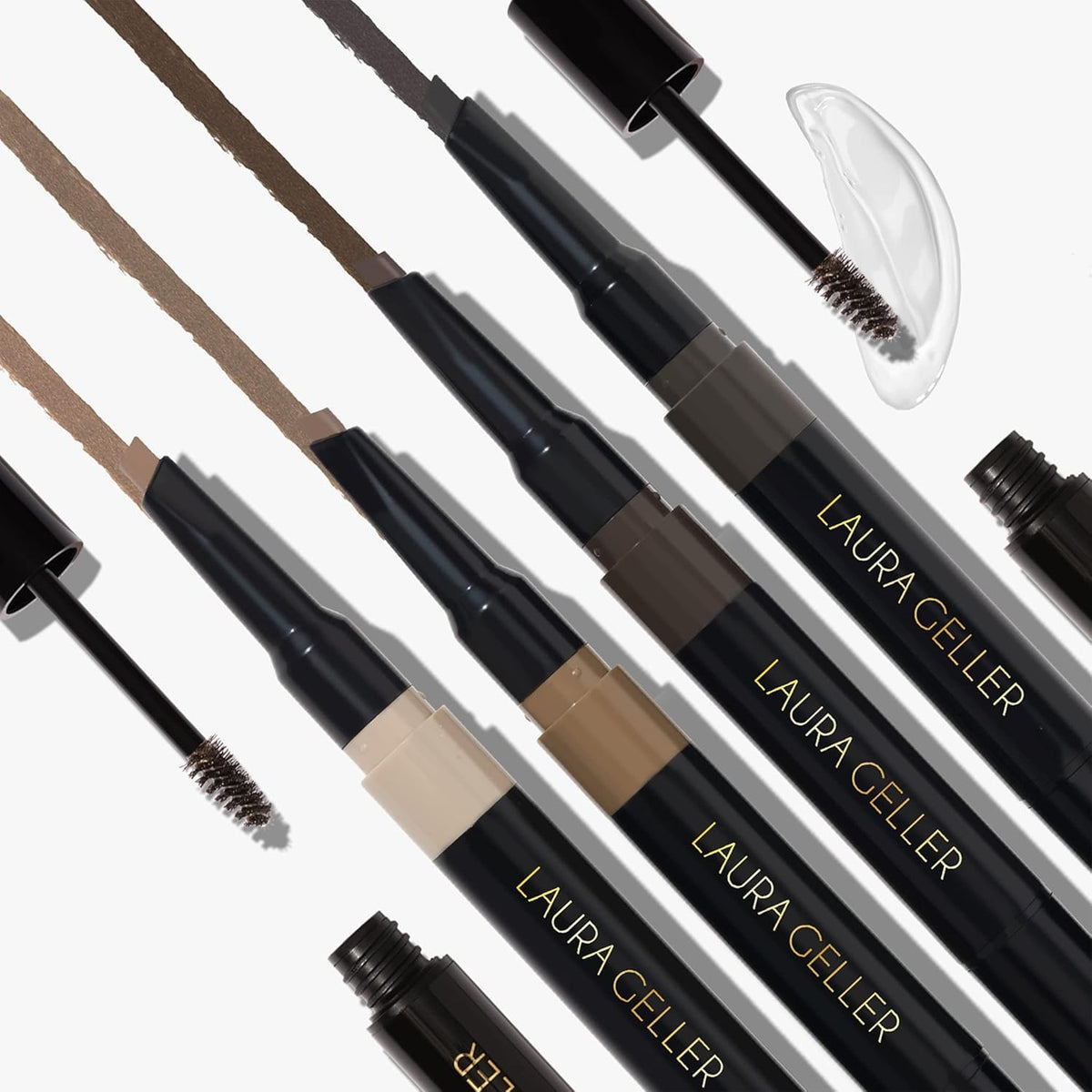 LAURA GELLER NEW YORK on makeup vanity lifestyle shot conveying easy daily use