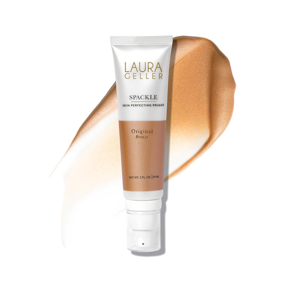 LAURA GELLER NEW YORK front packaging showing bronze primer and brand benefits