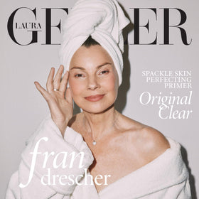 LAURA GELLER NEW YORK primer being spread on hand to demonstrate smooth blending benefit