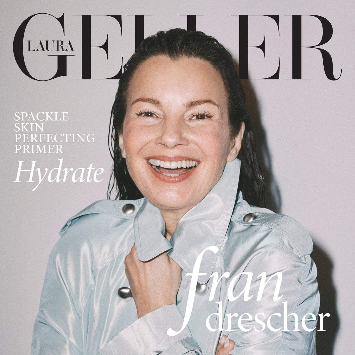 LAURA GELLER NEW YORK primer texture close-up showing lightweight gel and smooth finish benefit