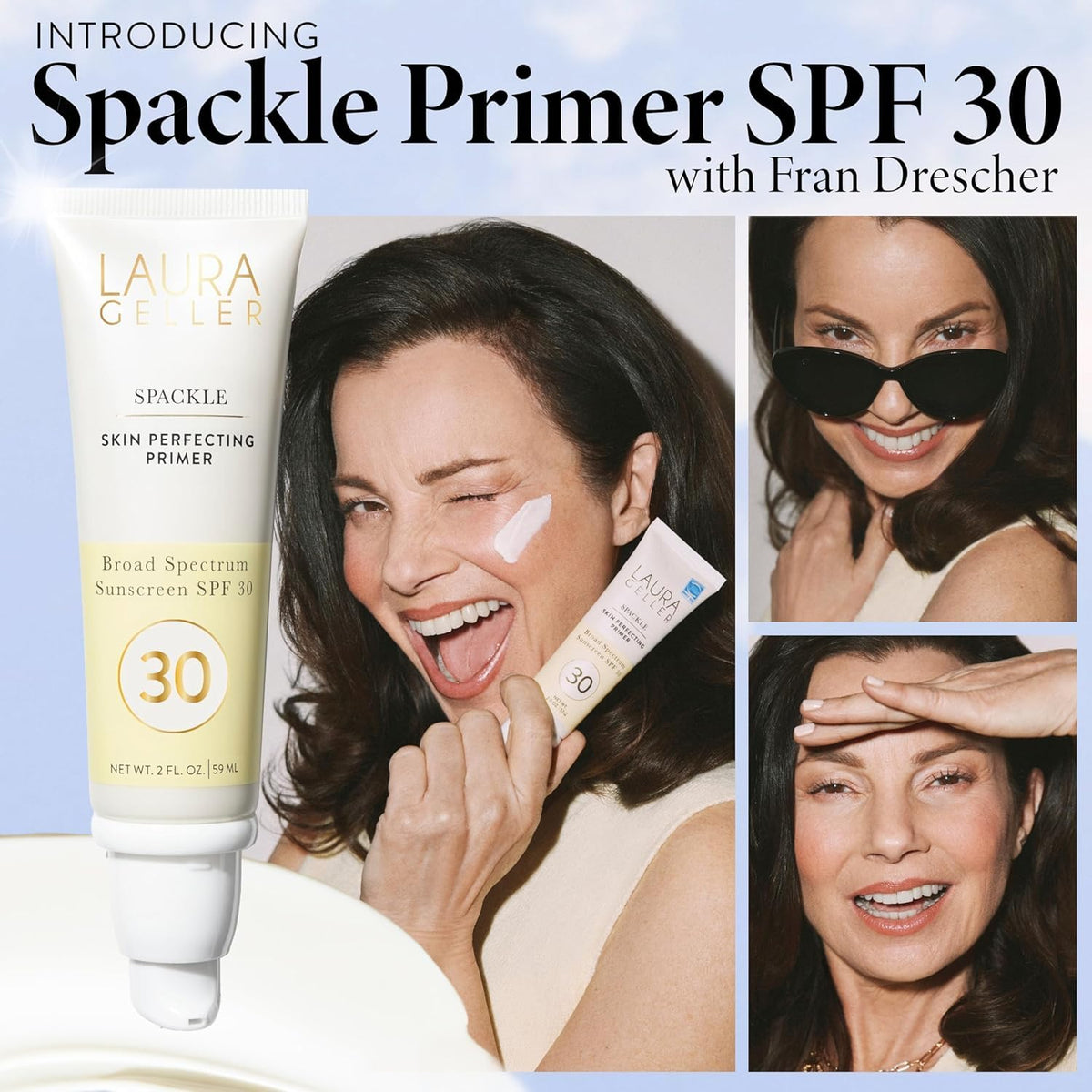 LAURA GELLER pump close-up highlighting easy dispensing and controlled use