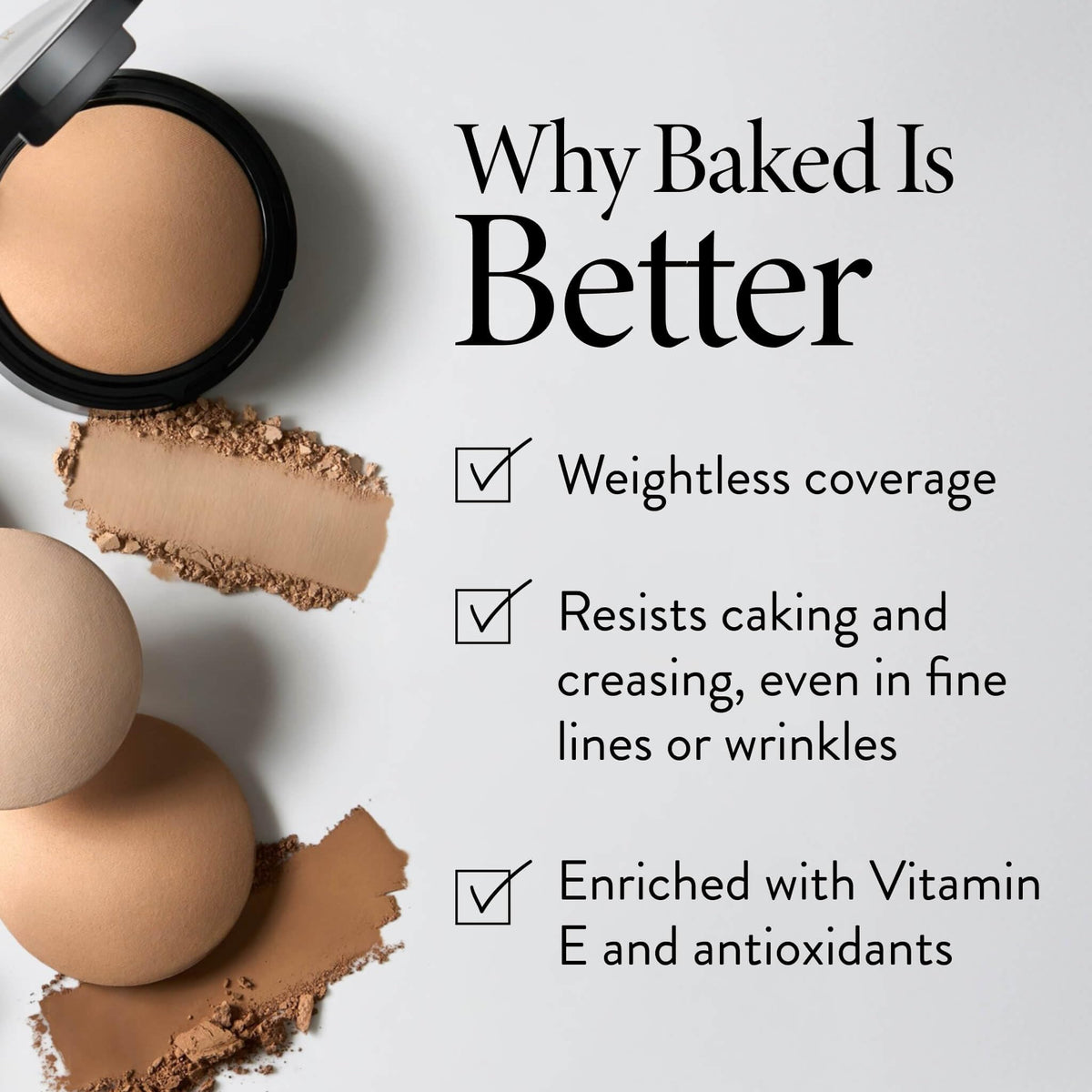 LAURA GELLER NEW YORK sponge applying powder for customizable coverage