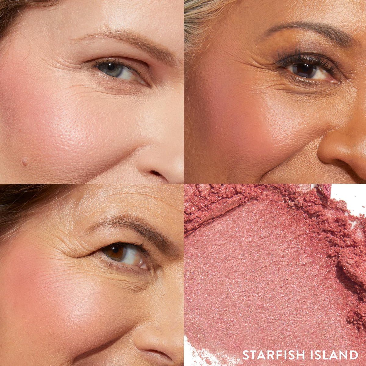 LAURA GELLER NEW YORK close-up marble surface revealing silky baked texture benefit: seamless blending