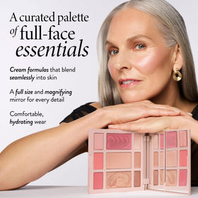 LAURA GELLER NEW YORK swatch arm row of shades illustrating buildable pigments and color payoff