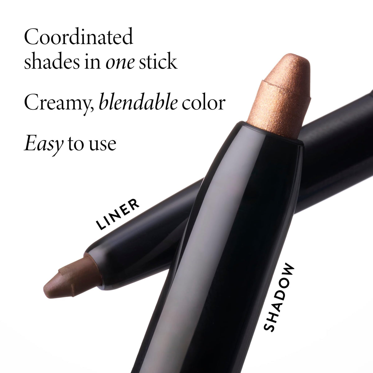 LAURA GELLER NEW YORK swatched shadow texture on skin, demonstrating blendable, powder-like finish