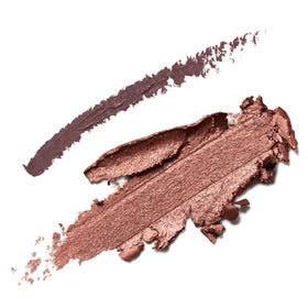 LAURA GELLER NEW YORK finished evening eye look using glam stick showing sultry, long-wear effect