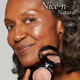 LAURA GELLER NEW YORK lip application close-up showing natural color and moisturizing effect