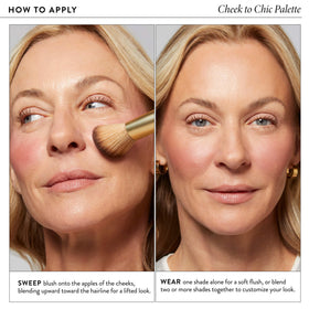 LAURA GELLER NEW YORK arm swatches showing blendable shades and buildable payoff