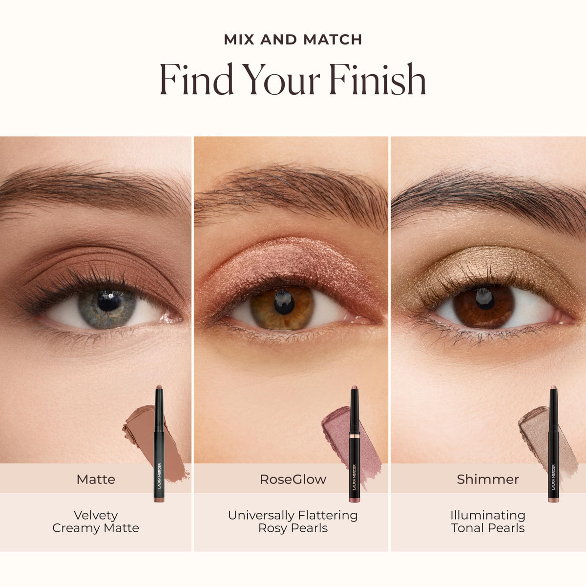 Laura Mercier Amethyst packaging details highlighting cap and branding