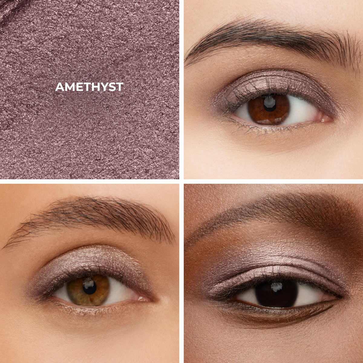 Laura Mercier Amethyst tip close-up demonstrating smooth creamy glide