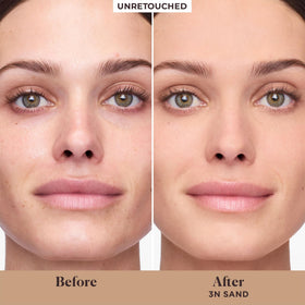 laura mercier close-up texture of tinted moisturizer highlighting lightweight finish