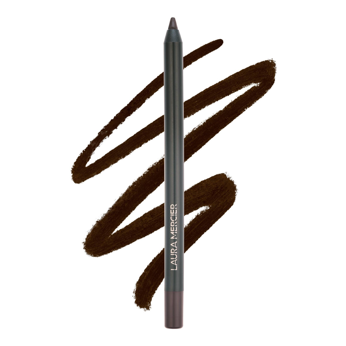 Laura Mercier pencil front packaging showing product name and shade benefits