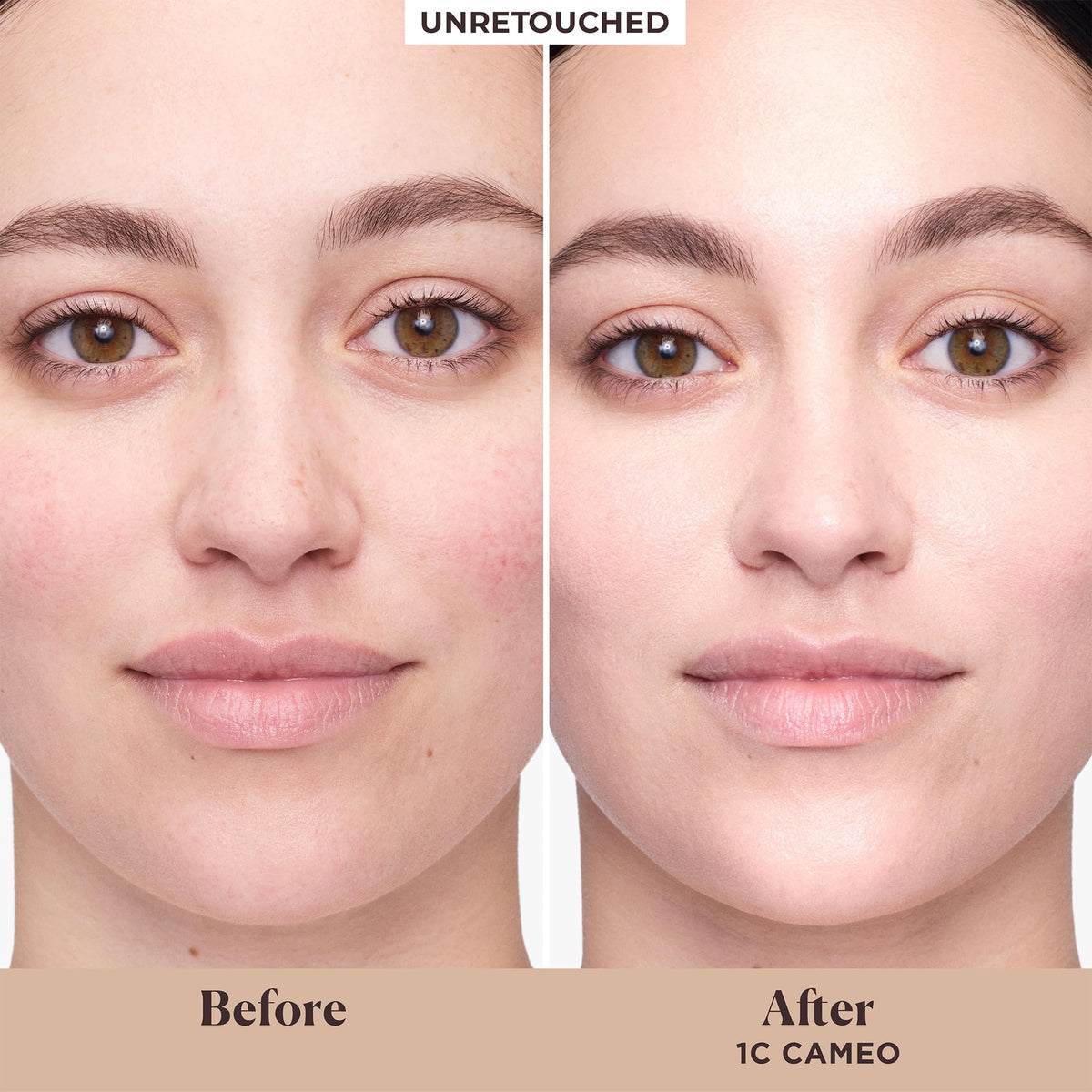 Laura Mercier dispensed on hand showing lightweight, buildable coverage