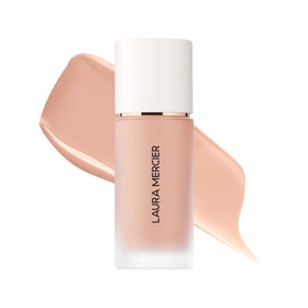 Laura Mercier front bottle displaying elegant packaging and reliable coverage