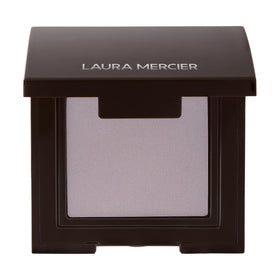 Laura Mercier front packaging showing Plum Smoke eyeshadow and color payoff