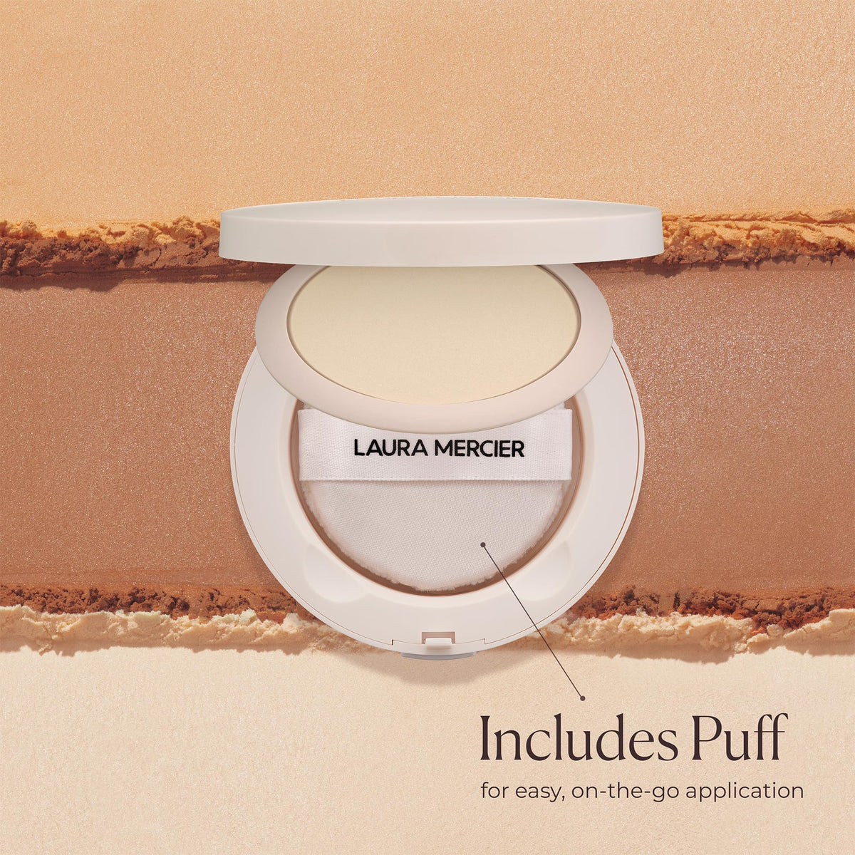 Laura Mercier ingredients label close-up showing hyaluronic acid inclusion