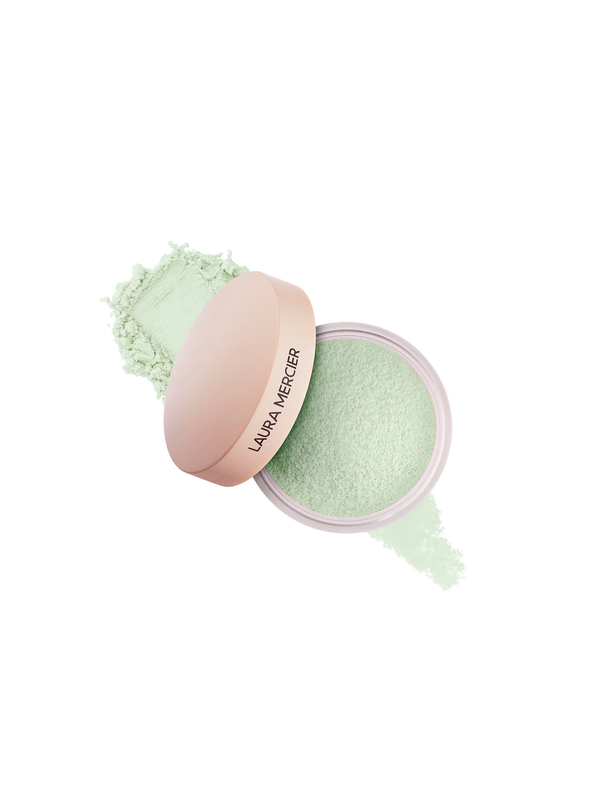 Laura Mercier mini front packaging showing product and branding, perfect for travel