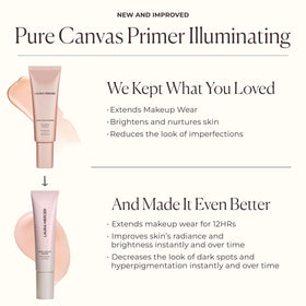 Laura Mercier label close-up showing skincare-forward ingredients list