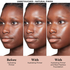 Laura Mercier texture close-up highlighting hydrating primer's smooth finish