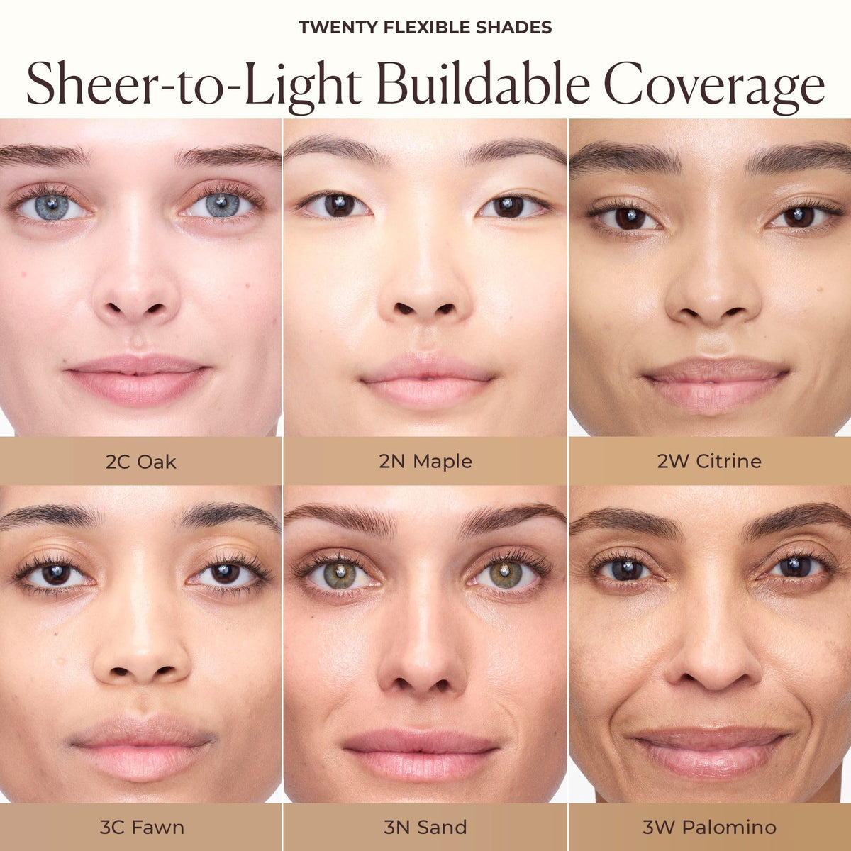 Laura Mercier held in hand for size comparison and travel convenience