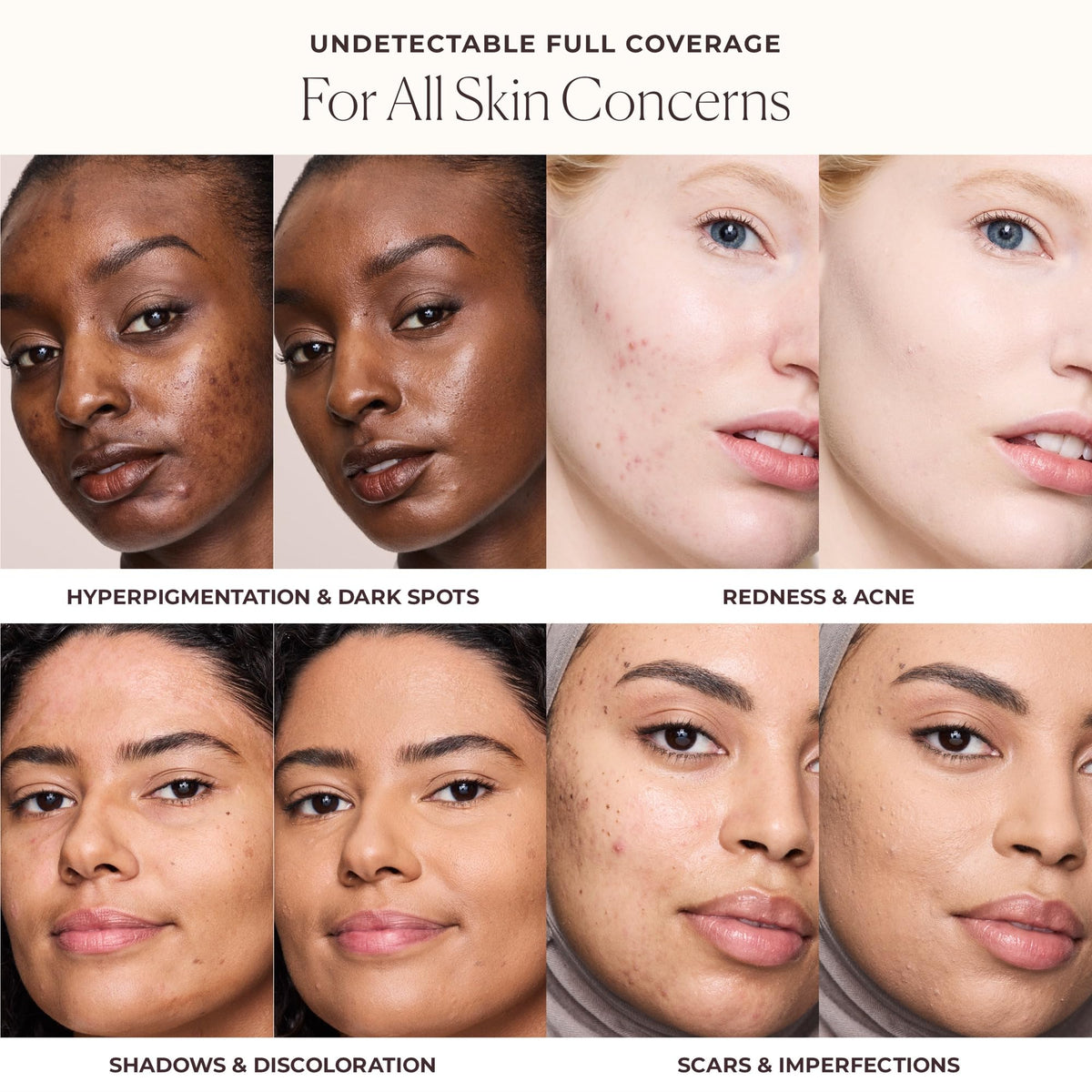 Laura Mercier concealer set with powder to show longwear, lock-in benefit