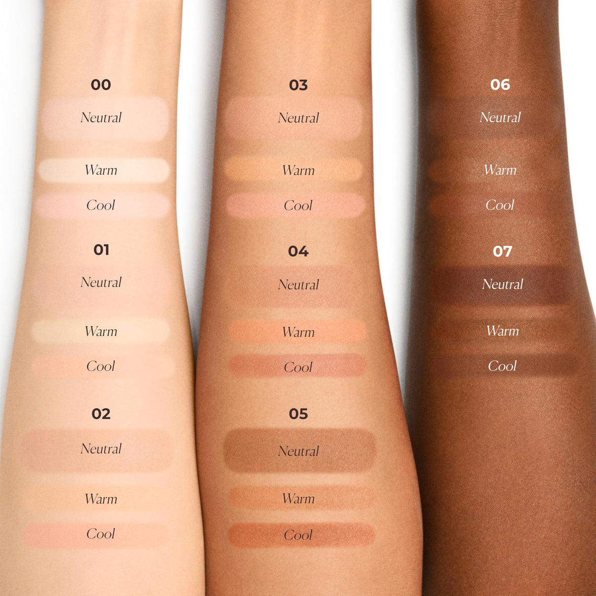 Laura Mercier cream texture close-up demonstrating blendable natural matte finish