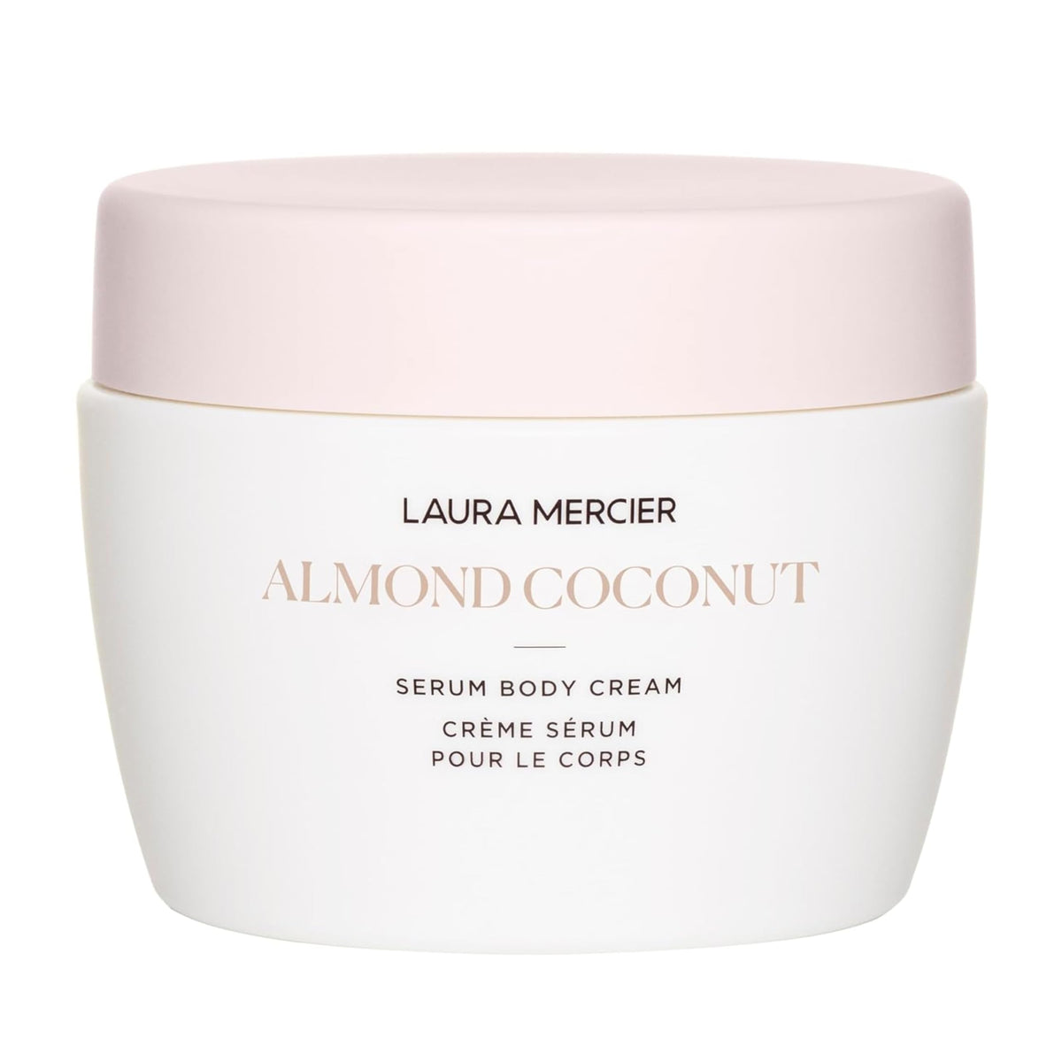 Laura Mercier front packaging showing jar and label for easy identification and shelf appeal