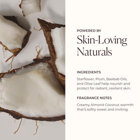 Laura Mercier product with shea and squalane ingredients highlighting nourishing, barrier-support benefit
