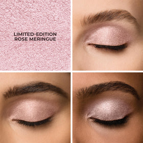 Laura Mercier shades opened laydown revealing Strapless Wild Rose Rose Meringue benefits