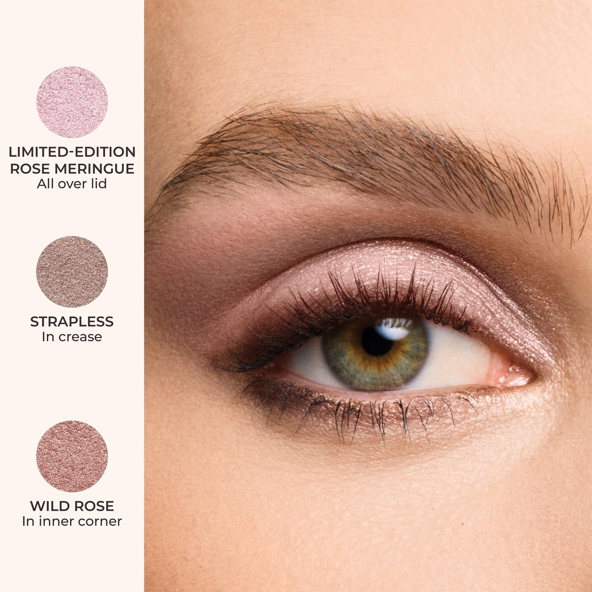 Laura Mercier size comparison in hand illustrating travel-friendly mini convenience