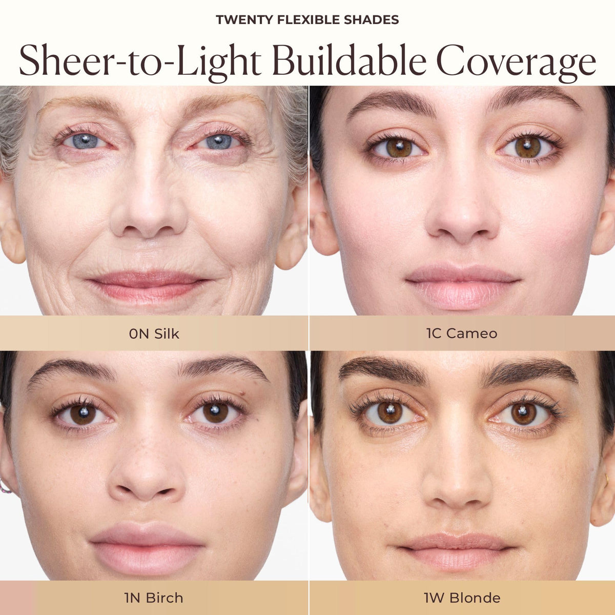 Laura Mercier SPF label detail highlighting broad-spectrum protection