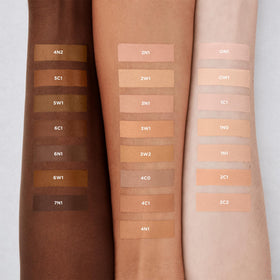 Laura Mercier swiped texture close-up showing smooth, hydrating finish