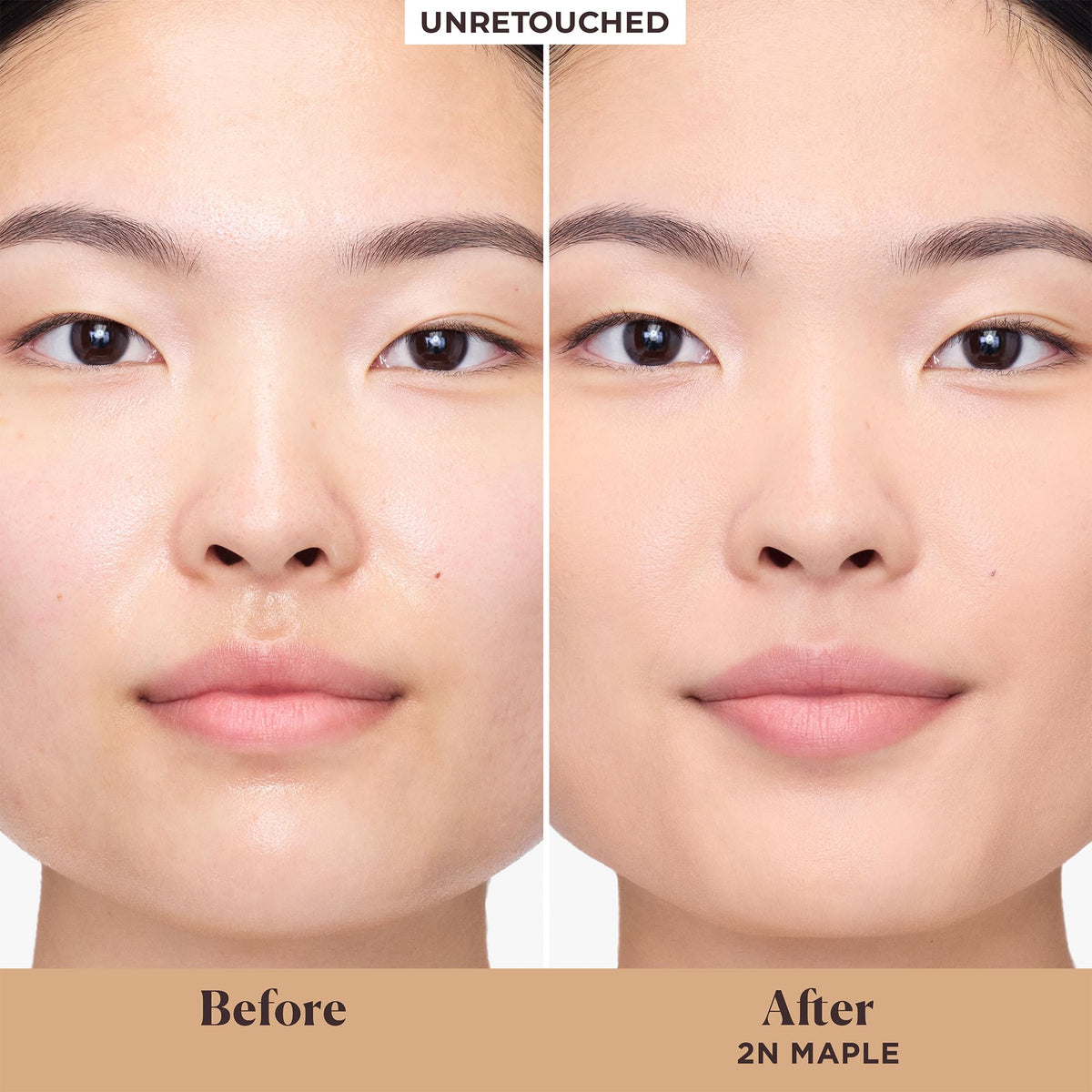 Laura Mercier texture close-up highlighting blurred matte finish benefit