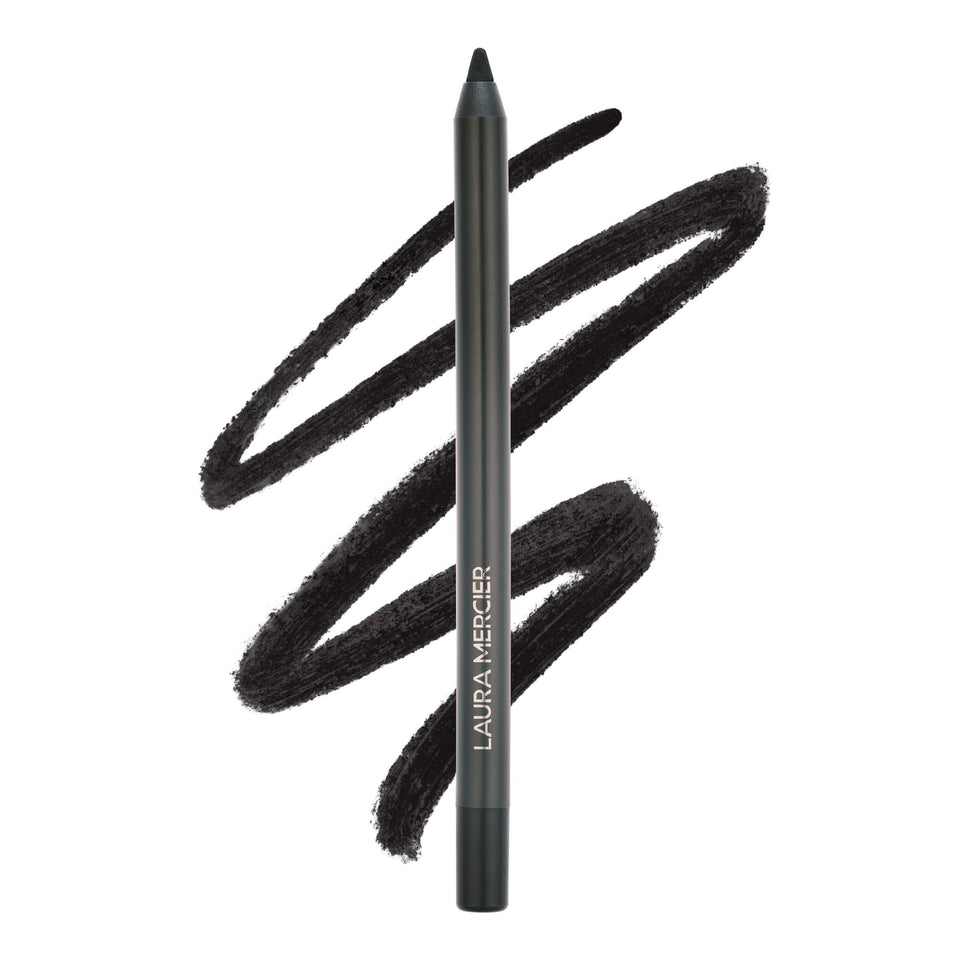 Laura Mercier front packaging showing sleek pencil and brand identity for quick selection
