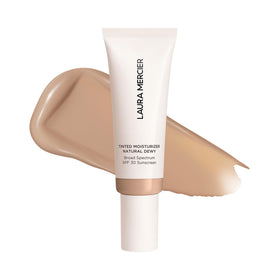 Laura Mercier front packaging showing product and shade Fawn for effortless coverage