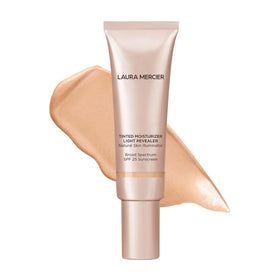 Laura Mercier front jar showing product packaging and easy-grip design for convenience