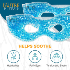 L'AUTRE PEAU close-up of flexible gel beads highlighting texture and even temperature transfer